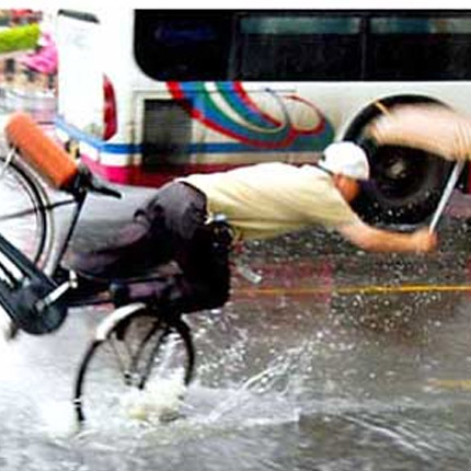 accident de la vie à vélo